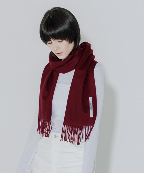 【cumaco】カシミヤ 100% マフラー 無地 レディース 女性 カシミア カシミヤマフラー カシミアマフラー ユニセックス 単色 ブランド（マフラー）｜cumaco（クマコ）