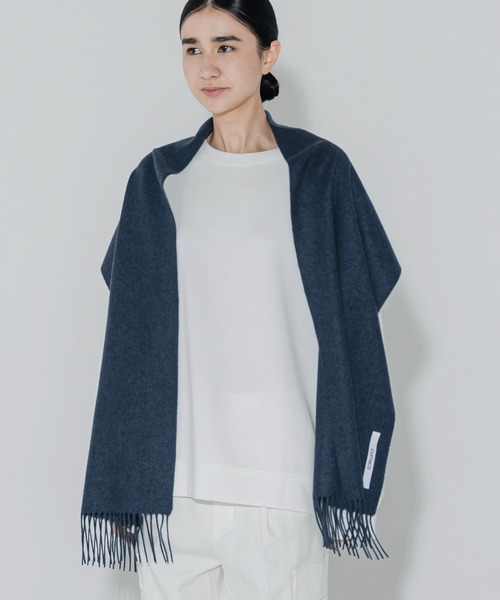 【cumaco】カシミヤ 100% マフラー 無地 レディース 女性 カシミア カシミヤマフラー カシミアマフラー ユニセックス 単色 ブランド（マフラー）｜cumaco（クマコ）