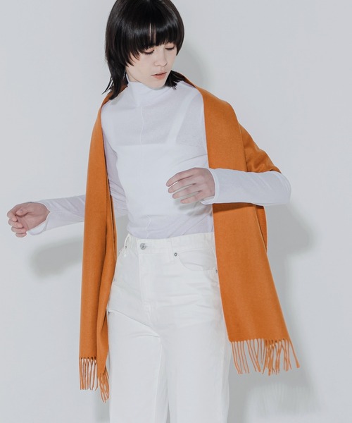 【cumaco】カシミヤ 100% マフラー 無地 レディース 女性 カシミア カシミヤマフラー カシミアマフラー ユニセックス 単色 ブランド（マフラー）｜cumaco（クマコ）