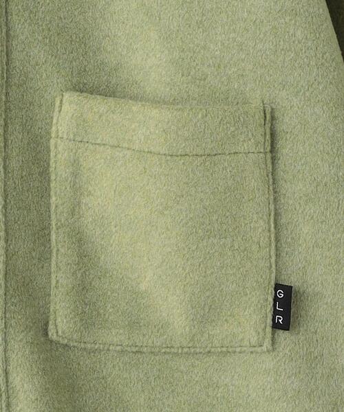 green label relaxing(グリーンレーベルリラクシング)の「TJ 起毛 ビッグシャツ 110cm-130cm(シャツ/ブラウス・キッズ・グレー/ライム・XS110/S130)」の15枚目の写真