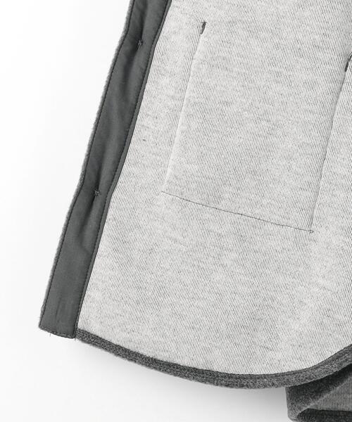 green label relaxing(グリーンレーベルリラクシング)の「TJ 起毛 ビッグシャツ 110cm-130cm(シャツ/ブラウス・キッズ・グレー/ライム・XS110/S130)」の6枚目の写真