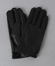 美品　UNITED ARROWS　ラムレザー　グローブ　手袋　ブラック　サイズ8 レザーグローブ