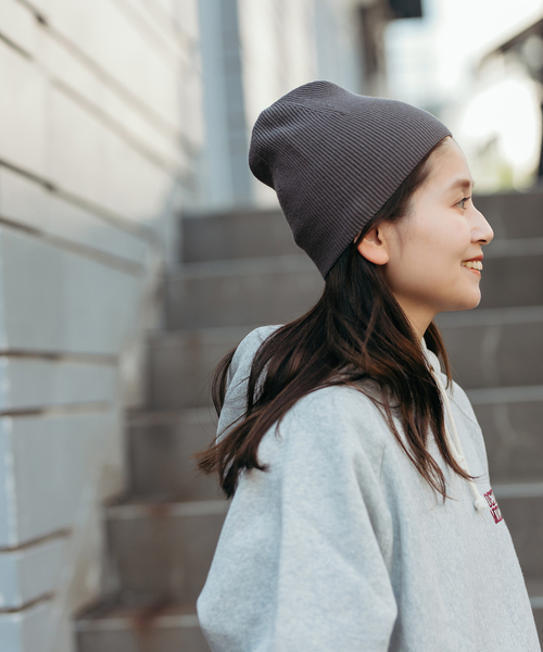JOURNAL STANDARD(ジャーナルスタンダード)の「《一部店舗+WEB限定》Onda×JS オーガニックコットンニットキャップ(ニットキャップ/ビーニー・レディース・ブラック/チャコールグレー・FREE)」の13枚目の写真