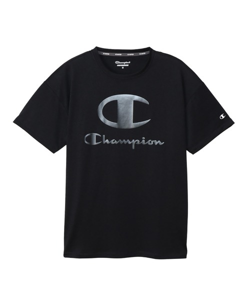 Champion（チャンピオン）の「【Champion/チャンピオン】レディース スポーツ ショートスリーブTシャツ（Tシャツ/カットソー・レディース・チャコール/ブラック/ホワイト/グリーン・MEDIUM/LARGE）」の3枚目の写真