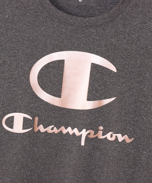Champion（チャンピオン）の「【Champion/チャンピオン】レディース スポーツ ショートスリーブTシャツ（Tシャツ/カットソー・レディース・チャコール/ブラック/ホワイト/グリーン・MEDIUM/LARGE）」の19枚目の写真