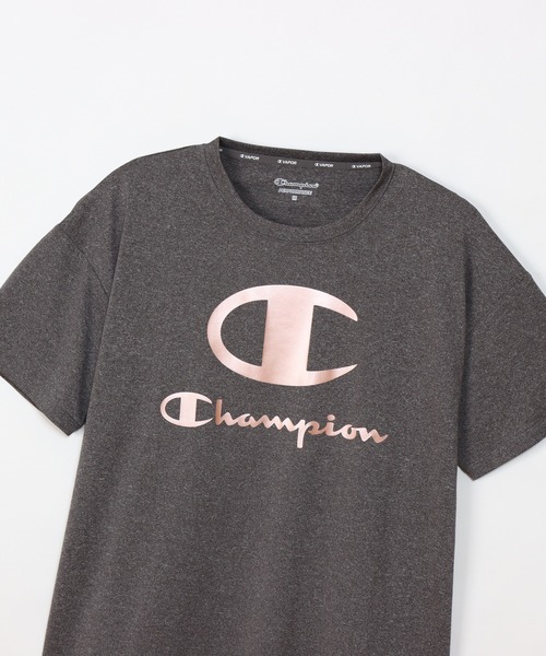 Champion（チャンピオン）の「【Champion/チャンピオン】レディース スポーツ ショートスリーブTシャツ（Tシャツ/カットソー・レディース・チャコール/ブラック/ホワイト/グリーン・MEDIUM/LARGE）」の20枚目の写真