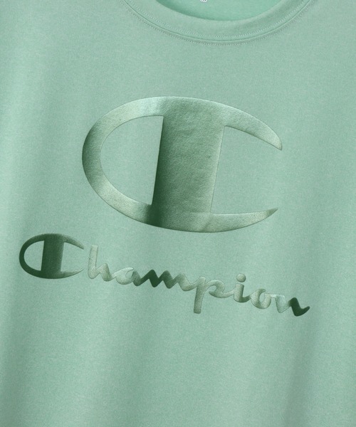 Champion（チャンピオン）の「【Champion/チャンピオン】レディース スポーツ ショートスリーブTシャツ（Tシャツ/カットソー・レディース・チャコール/ブラック/ホワイト/グリーン・MEDIUM/LARGE）」の22枚目の写真
