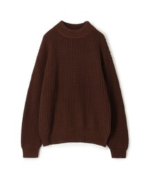 caban | CABaN コットンカシミヤワッフル モックネックプルオーバー(ニット/セーター)