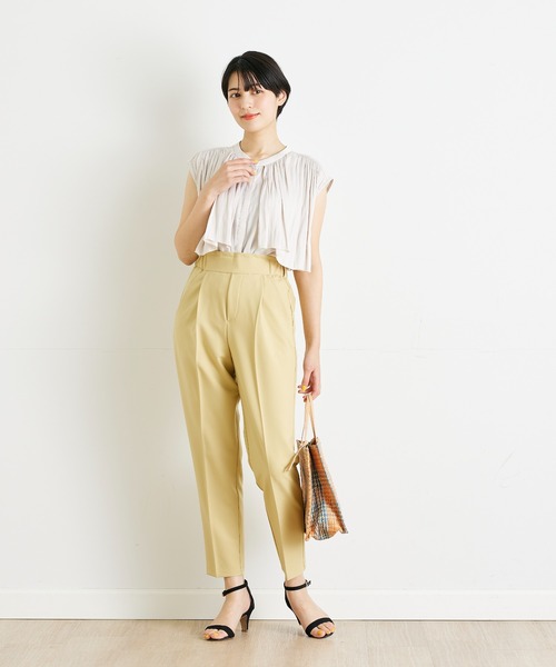 INED CLARO(イネドクラロ)の「シルキーレイヤーブラウス(シャツ/ブラウス・レディース・アイボリー/ブルー・フリー)」の15枚目の写真