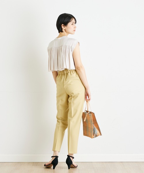 INED CLARO(イネドクラロ)の「シルキーレイヤーブラウス(シャツ/ブラウス・レディース・アイボリー/ブルー・フリー)」の6枚目の写真