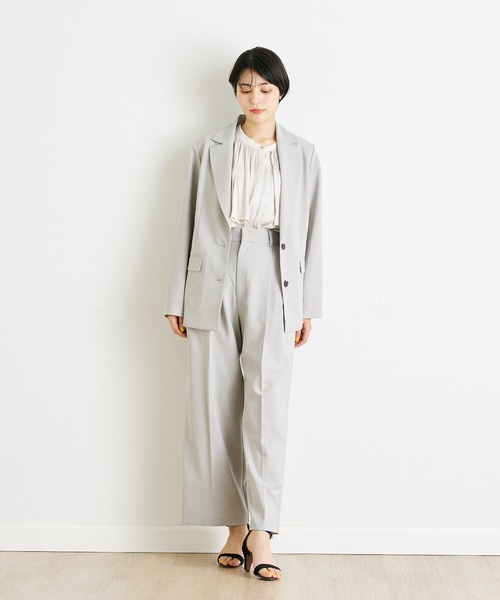 INED CLARO(イネドクラロ)の「シルキーレイヤーブラウス(シャツ/ブラウス・レディース・アイボリー/ブルー・フリー)」の10枚目の写真