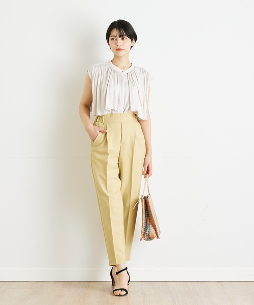 INED CLARO(イネドクラロ)の「シルキーレイヤーブラウス(シャツ/ブラウス・レディース・アイボリー/ブルー・フリー)」の8枚目の写真