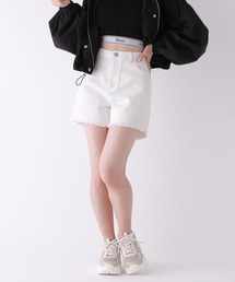 repipi armario（レピピ アルマリオ）の「フリンジデニムショートパンツ（デニムパンツ・キッズ）」