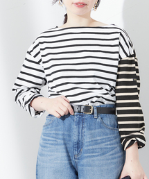 LEMINOR | 《別注》【Leminor/ルミノア】クレイジーボーダー：カットソー(Tシャツ/カットソー)