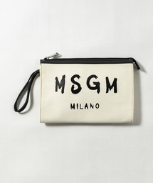 MSGM（エムエスジーエム）の「MSGM(エムエスジーエム)Kids & Junior ブランドロゴクラッチバッグ（クラッチバッグ・キッズ）」