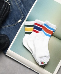 FRUIT OF THE LOOM | "FRUIT OF THE LOOM" KID'S 3P LINE SOCKS(ソックス/靴下)