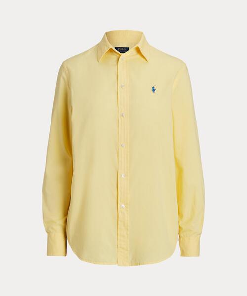 POLO RALPH LAUREN（ポロ ラルフ ローレン）の「リラックスド フィット コットン ツイル シャツ（シャツ/ブラウス・レディース・イエロー系2・L/M/S/XS/XXS）」の7枚目の写真