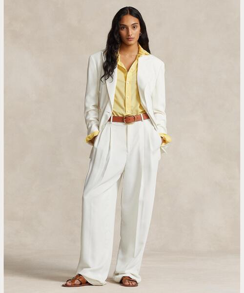 POLO RALPH LAUREN（ポロ ラルフ ローレン）の「リラックスド フィット コットン ツイル シャツ（シャツ/ブラウス・レディース・イエロー系2・L/M/S/XS/XXS）」の6枚目の写真