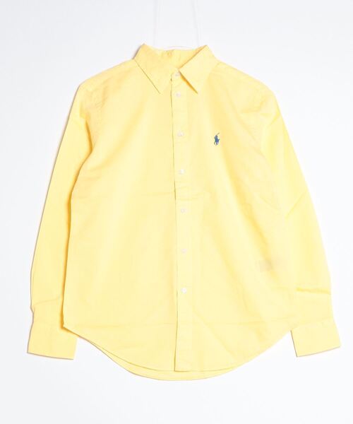 POLO RALPH LAUREN（ポロ ラルフ ローレン）の「リラックスド フィット コットン ツイル シャツ（シャツ/ブラウス・レディース・イエロー系2・L/M/S/XS/XXS）」の3枚目の写真