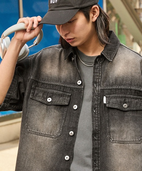 RRL デニムシャツ　レア 2025年最新】Yahoo!オークション -ダブルアールエル デニム