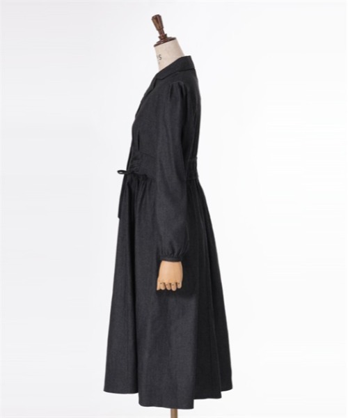 axes femme（アクシーズファム）の「ダブルレースアップデニムワンピース（ワンピース・レディース・ワンウォッシュ/ブラック/インディゴブルー・FREE）」の18枚目の写真