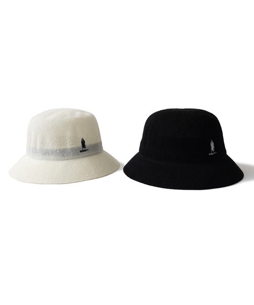 Subciety（サブサエティ）の「THERMO BUCKET HAT（ハット・メンズ・ホワイト/ブラック・FREE）」の3枚目の写真