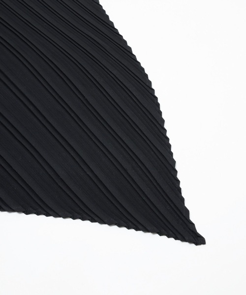 HARE（ハレ）の「プリーツスカーフ(HARE)（ストール/ショール・メンズ・グレー/ブラック・FREE）」の11枚目の写真