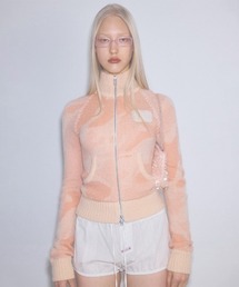 SCULPTOR | Camouflage Mohair Raglan Zip-Up/カモフラージュモヘアラグランジップアップ(ニット/セーター)