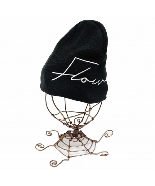 BAYBLO（ベイブロ）の「(KS)FLOW 刺繍シングル ニットキャップ（ニットキャップ/ビーニー・メンズ・ブラック/グレー・FREE）」の4枚目の写真