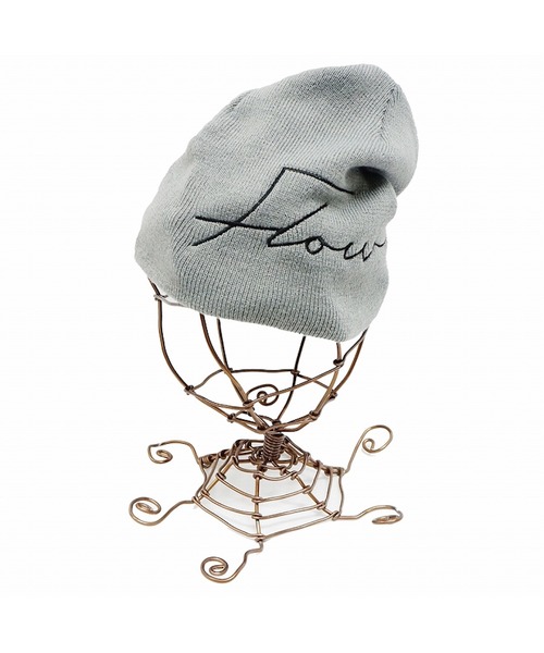 BAYBLO（ベイブロ）の「(KS)FLOW 刺繍シングル ニットキャップ（ニットキャップ/ビーニー・メンズ・ブラック/グレー・FREE）」の7枚目の写真