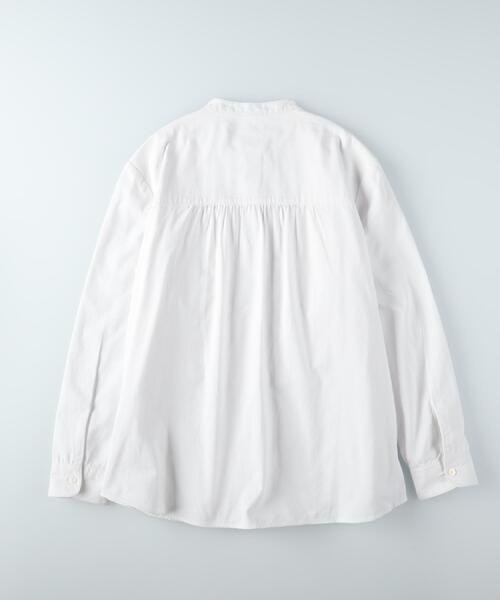 SOMETHING(サムシング)の「SOMETHING(サムシング)バンドカラーシャツ(シャツ/ブラウス・レディース・ホワイト・M/S)」の16枚目の写真