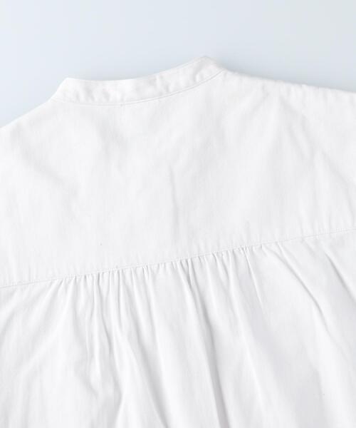 SOMETHING(サムシング)の「SOMETHING(サムシング)バンドカラーシャツ(シャツ/ブラウス・レディース・ホワイト・M/S)」の19枚目の写真