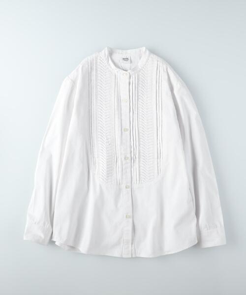 SOMETHING(サムシング)の「SOMETHING(サムシング)バンドカラーシャツ(シャツ/ブラウス・レディース・ホワイト・M/S)」の20枚目の写真
