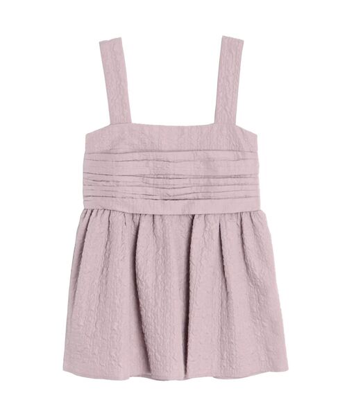 ELENDEEK（エレンディーク）の「ジャガードビスチェ（シャツ/ブラウス・レディース・ブラック/ネイビー/ピンク・FREE）」の9枚目の写真