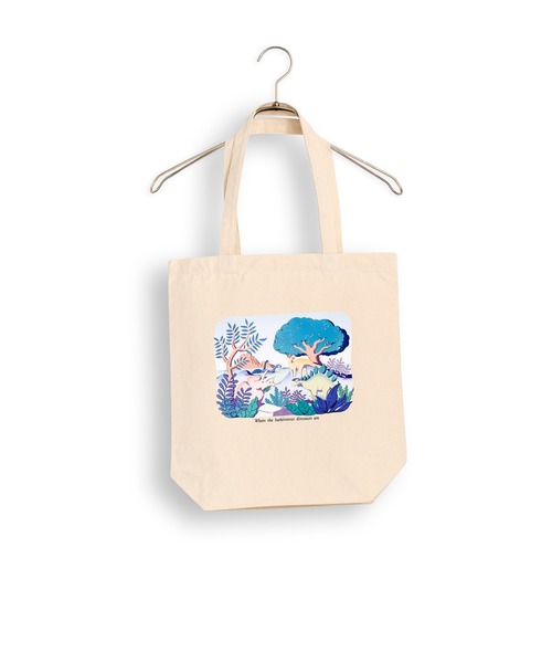 Kelen（ケレン）の「「KELEN/ケレン」ジュラシックプリントトート / JURA TOTE（トートバッグ・レディース・ナチュラル/パープル/グレイッシュベージュ・FREE）」の10枚目の写真