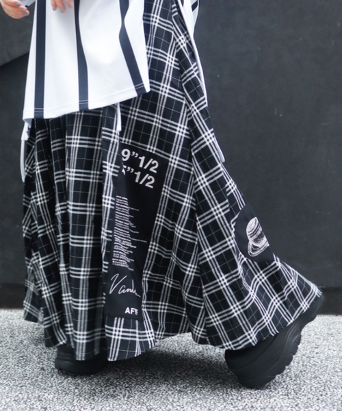 AFYF LONG SKIRT PATCH/ロングスカート パッチ