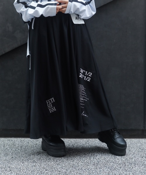 AFYF LONG SKIRT PATCH/ロングスカート パッチ