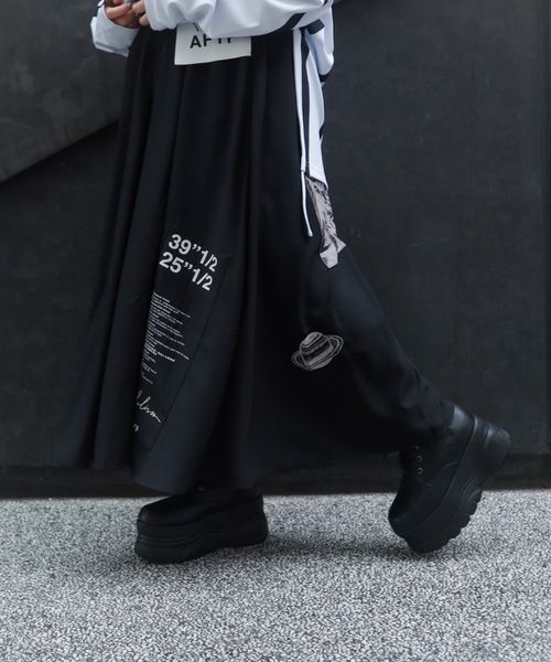 AFYF LONG SKIRT PATCH/ロングスカート パッチ