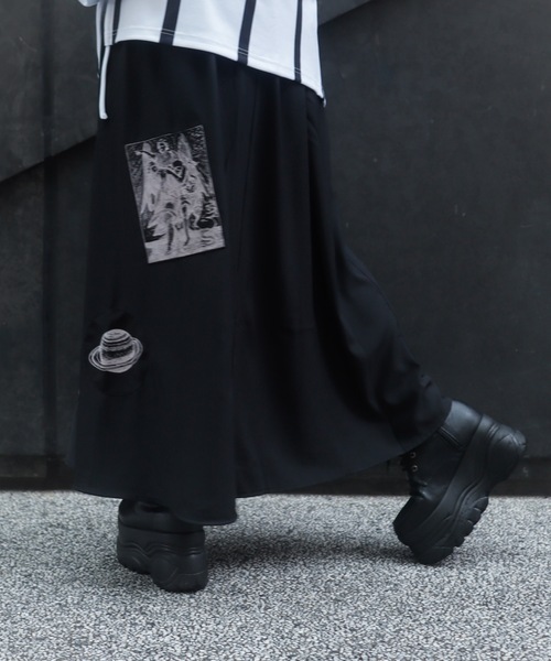 AFYF LONG SKIRT PATCH/ロングスカート パッチ