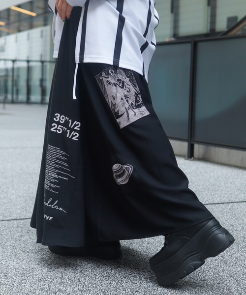 AFYF LONG SKIRT PATCH/ロングスカート パッチ