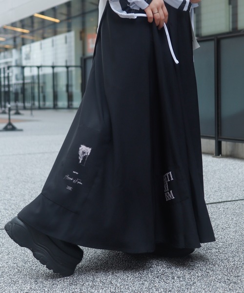 AFYF LONG SKIRT PATCH/ロングスカート パッチ