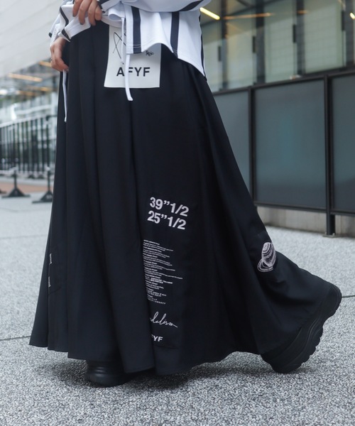 AFYF LONG SKIRT PATCH/ロングスカート パッチ