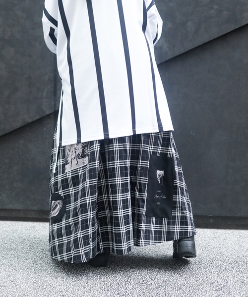 AFYF LONG SKIRT PATCH/ロングスカート パッチ