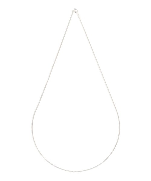 SHIPS any（シップス エニィ）の「SHIPS any: SLV925 55cm チェーン ネックレス（ネックレス・メンズ・ライトホワイト/ホワイト/ホワイト系その他/ストーン・ONE SIZE）」の9枚目の写真