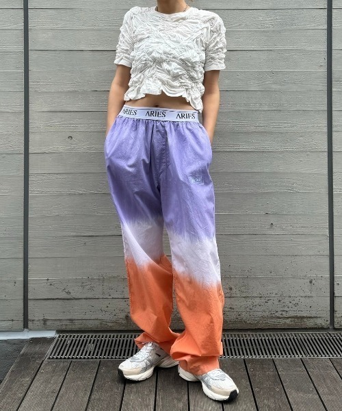 forget-me-nots(フォーゲットミーノッツ)の「シャーリング トップス FMN-24SS-CS-003(Tシャツ/カットソー・レディース・ホワイト/チャコールグレー・FREE)」の11枚目の写真
