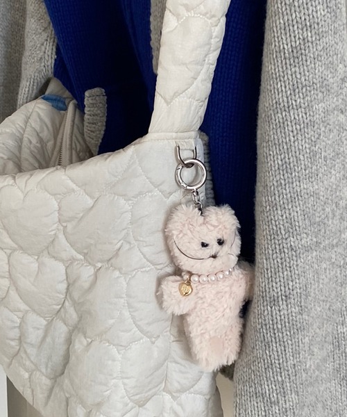 nomnom（ノムノム）の「【morejude】Love Kitty Keyholder（キーホルダー・レディース・ブラウン/オフホワイト/ブラック・FREE）」の7枚目の写真