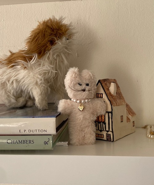 nomnom（ノムノム）の「【morejude】Love Kitty Keyholder（キーホルダー・レディース・ブラウン/オフホワイト/ブラック・FREE）」の4枚目の写真