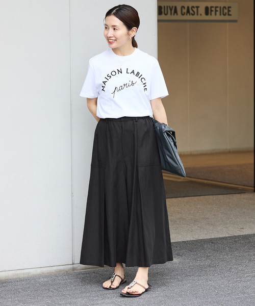 IENA(イエナ)の「ツータックキュロット(その他パンツ・レディース・ブラック/カーキ・36/38)」の10枚目の写真
