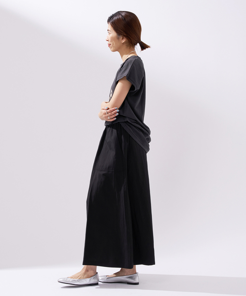 IENA(イエナ)の「ツータックキュロット(その他パンツ・レディース・ブラック/カーキ・36/38)」の21枚目の写真