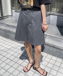 ピンタックハーフパンツ